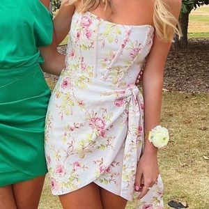 V. Chapman Nasturtium Micro-Mini dress